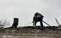 В Дружковке спасатели во время тушения пожара обнаружили тело мужчины