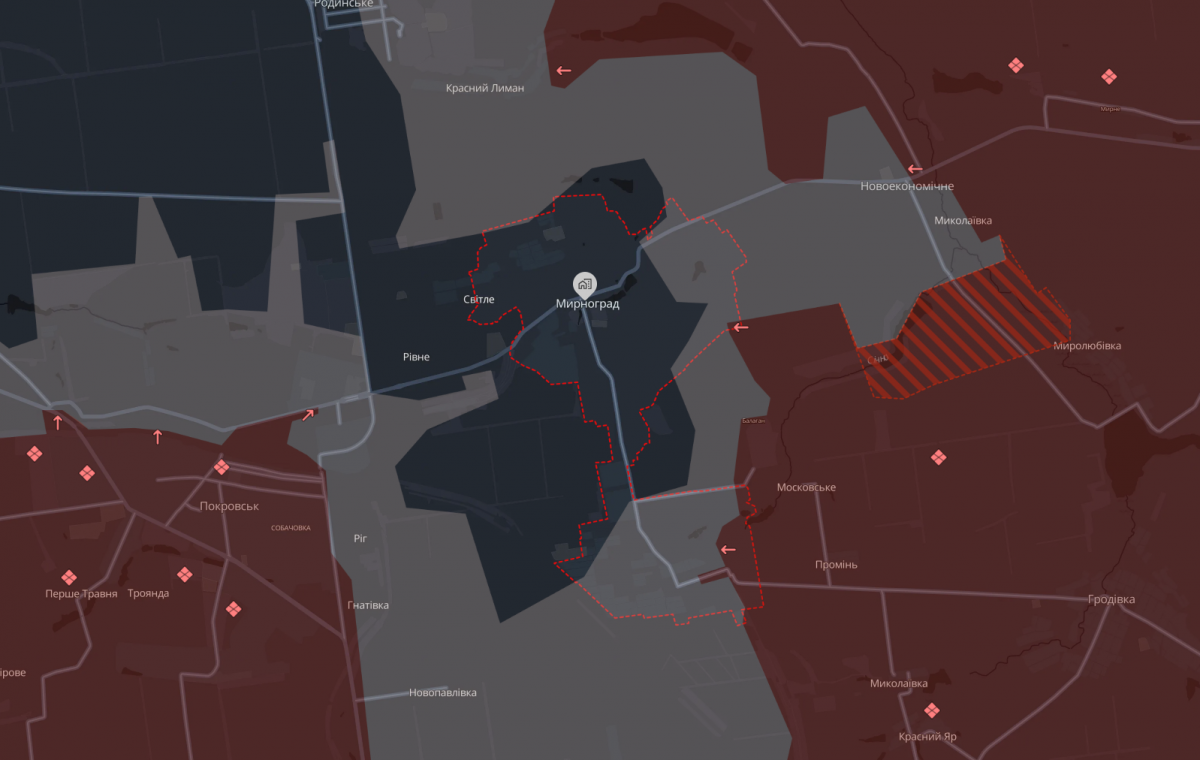 В Донецкой области новое продвижение российской армии на двух направлениях