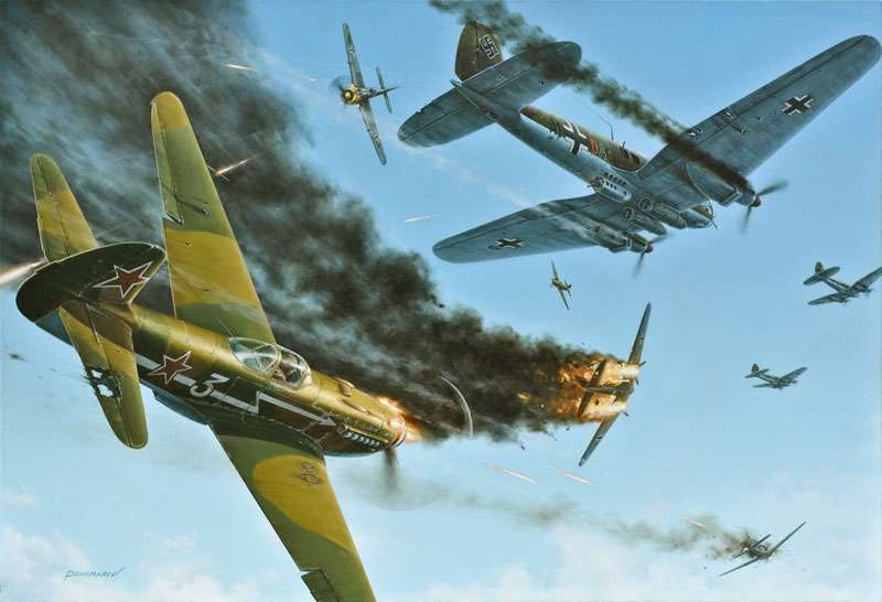 Горячие небеса Константиновки (1941/43): Воздушный таран
