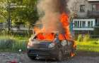 Сегодня утром российский дрон атаковал авто в Славянске 