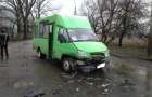 В Краматорске автомобиль протаранил пассажирскую «Газель»