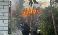 В Краматорском районе спасатели ликвидировали шесть пожаров после российских обстрелов