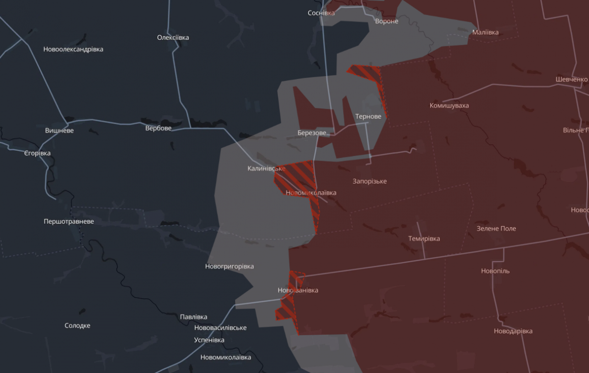 Российские войска продолжают продвигаться в Днепропетровской и Запорожской областях