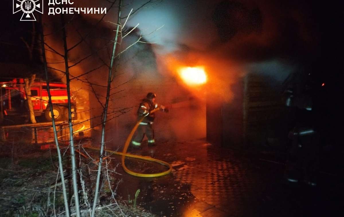 В Краматорске, Славянске и Святогорске тушили пожары