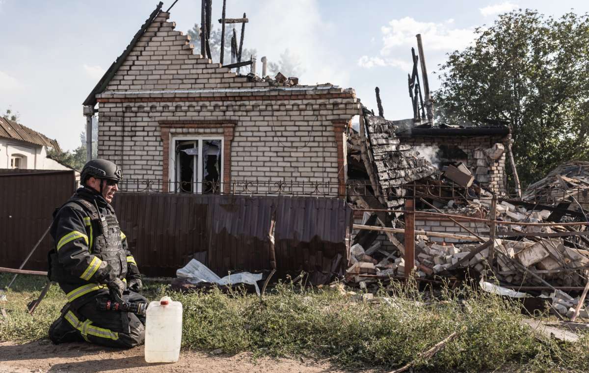 Спасатели показали последствия пожара в Константиновке: Фото