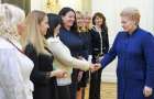 Краматорчанки побывали в гостях у президента Литвы