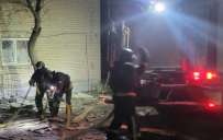 В Славянске потушили пожар сегодня после прилета "шахеда"