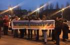 Жители Мариуполя вышли на мирную акцию против ситуации в Азовском море