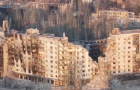 Зруйновані будинки Костянтинівки показали із висоти пташиного польоту