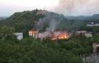 В Донецке произошел масштабный пожар на заброшенной шахте
