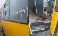 В Краматорске российский дрон ударил по пассажирскому автобусу: есть раненые