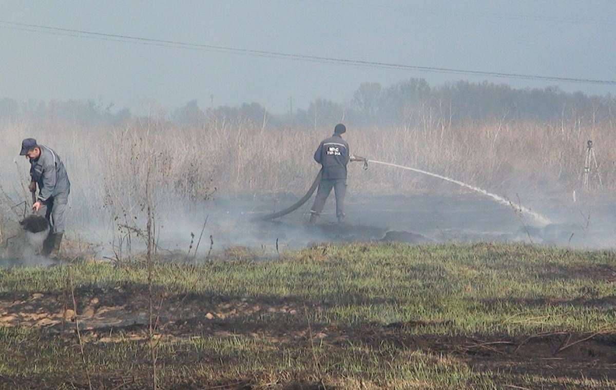 В Киевской области горят торфяники – ГСЧС