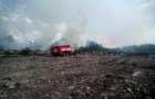 Пожар на свалке в Полтавской области не могут погасить уже четвертые сутки
