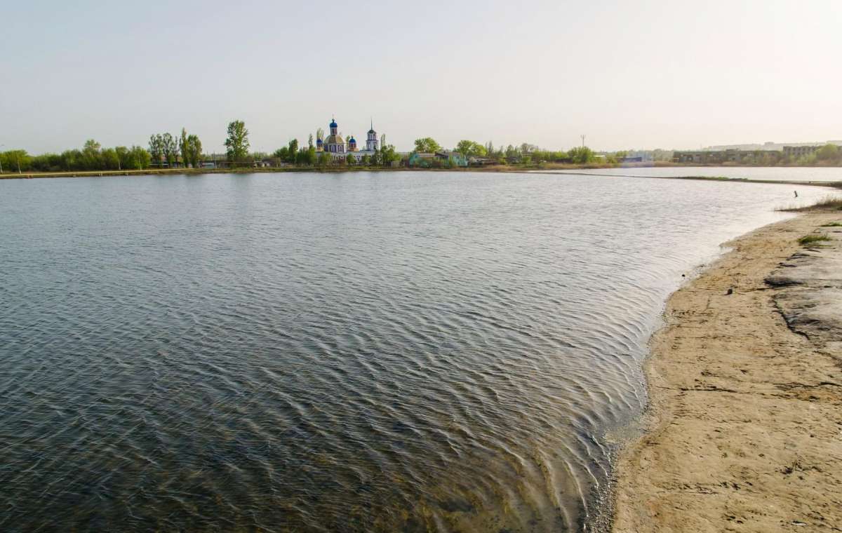 В Донецкой области обмелели лечебные озера