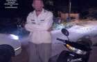В Краматорске задержали пьяного водителя за рулем чужого скутера 