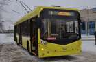 В Краматорск прибыл первый новый троллейбус