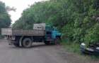 В Ясиноватском районе грузовик столкнулся с автомобилем марки Шкода