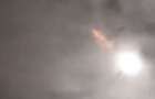 В Китае сняли на видео падающий метеорит