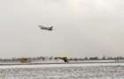 Из-за снегопада в аэропортах Киева задерживают рейсы