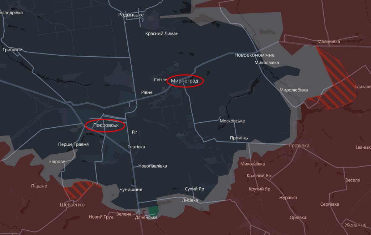 Армия РФ заняла новые позиции в Ильиновской громаде и на Покровском направлении