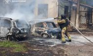 В Краматорске спасатели ликвидировали последствия трёх атак FPV-дронов