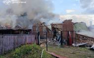 В Славянске спасатели потушили пожар после атаки российских дронов