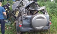 ДТП на Донетчине: спасатели вытащили водителя из разбитой машины