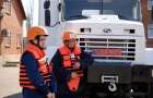 Компания «Вода Донбасса» получила в подарок КрАЗы, бронежилеты и каски