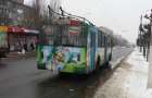 Из-за непогоды в Краматорске ограничили движение общественного электротранспорта