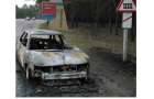 В Лимане во время движения по автодороге загорелся автомобиль