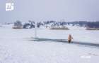 Любители крещенских купаний в Константиновке не боятся локдауна и сильных морозов