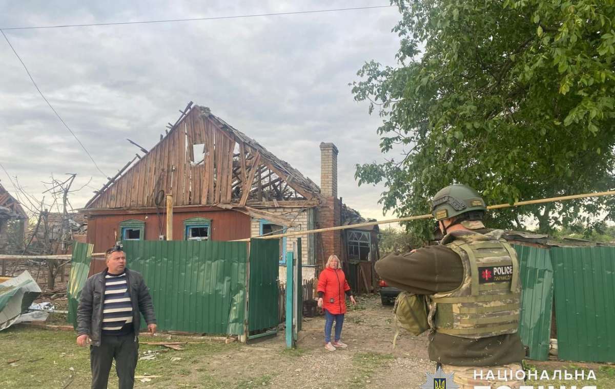 В Ильиновской громаде повреждены 10 домов: Сводка по обстрелам области