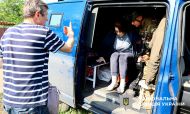 «Белые ангелы» эвакуировали пожилую супружескую пару из прифронтовой Николаевки