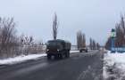 Военная колонна техники покинула Луганск. Видео