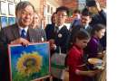 Посол Японии почтил память предков в Дружковке и открыл ЦДЮТ
