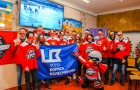 Ученики дружковской школы №7 поддержали «Донбасс» в поединке УХЛ