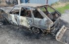 На Луганщине мужчина полностью сжег автомобиль военного