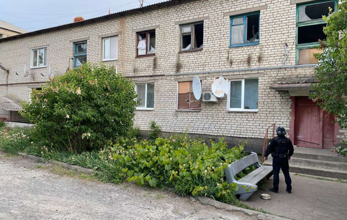 Обстрелы Донетчины: В Ильиновской громаде поврежден дом