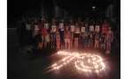 В Доброполье зажгли свечи в День освобождения Донбасса