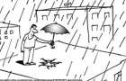 В Константиновке жители многоэтажки ждут капремонта под дождем