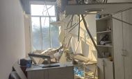 В Киеве в результате российского обстрела повреждена эвакуированная из Мариуполя областная больница