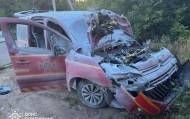 В Краматорске российский FPV-дрон атаковал автомобиль офицеров-спасателей